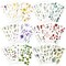 722 Pcs Pressed Flower Stickers - 48 Sheets of Realistic Dried Floral Decals - Transparent Botanical Stickers for Resin, Scrapbooking, Journals, and DIY Crafts